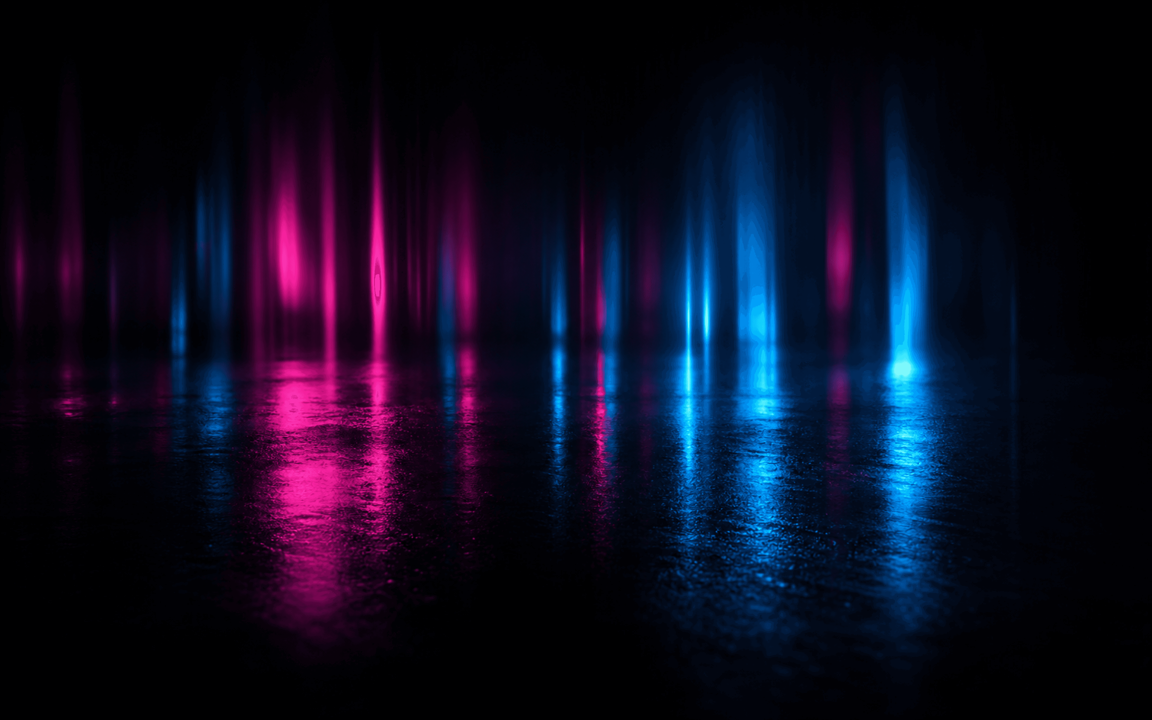 Neon Stillness wallpaper preview